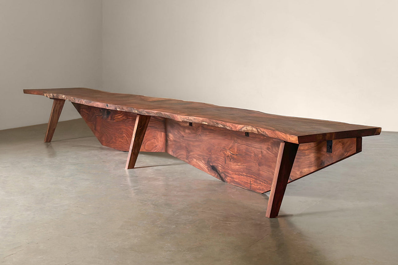 Trident Bench- Rosewood