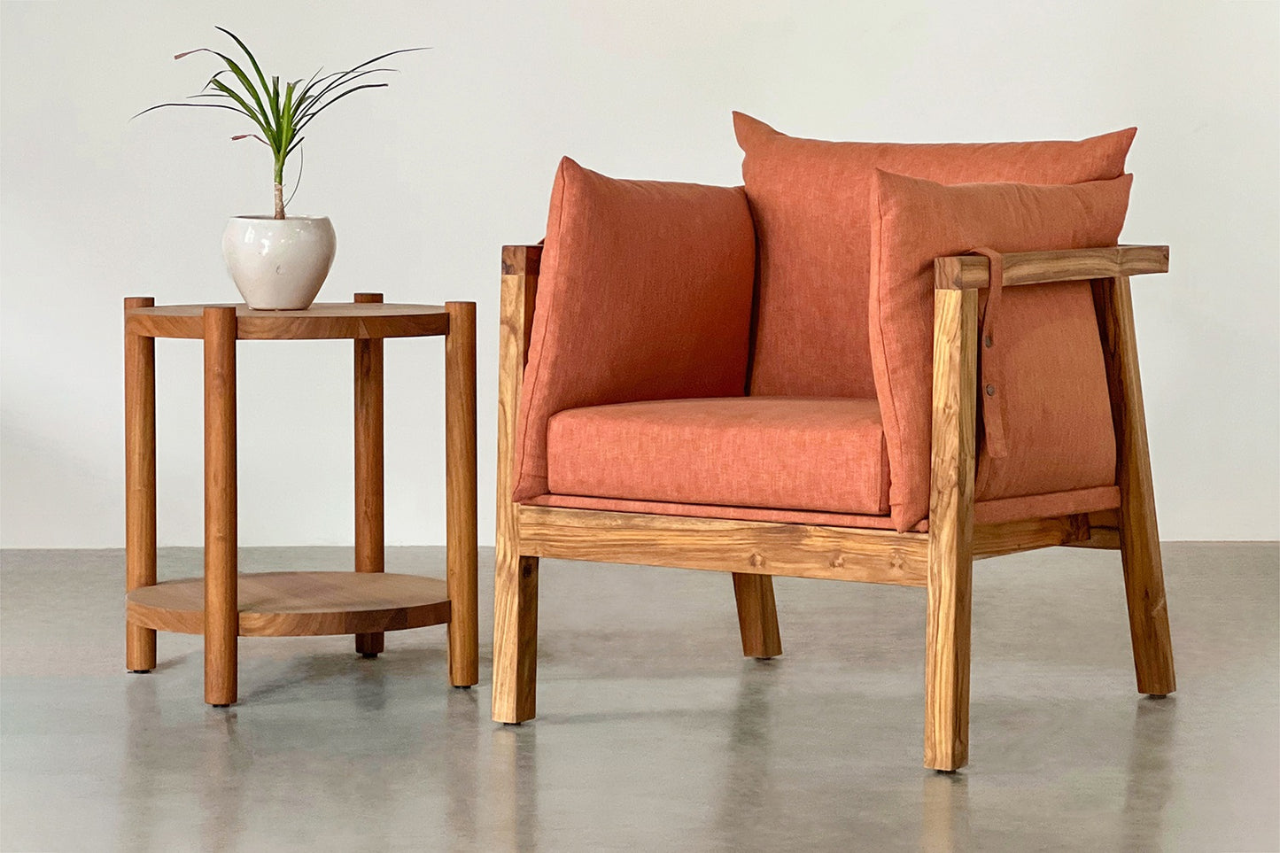 Cocoon Lounger - Uttarakhand Teak