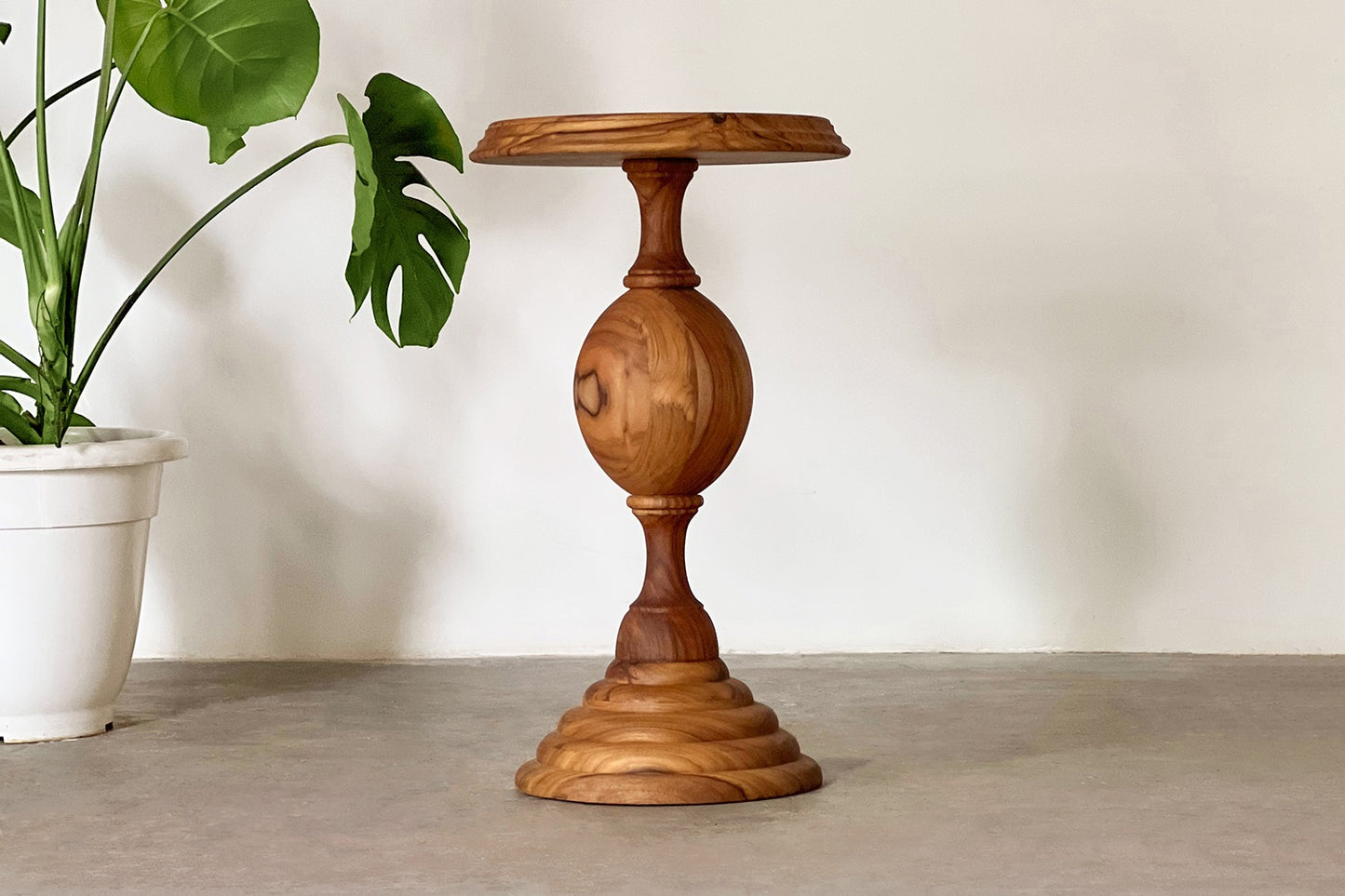 Tapi Side Table - Uttarakhand Teak