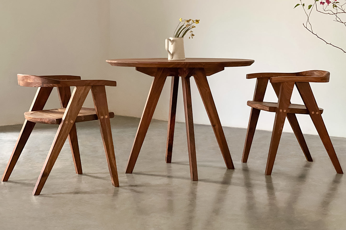 Luna Dining Table - Rosewood
