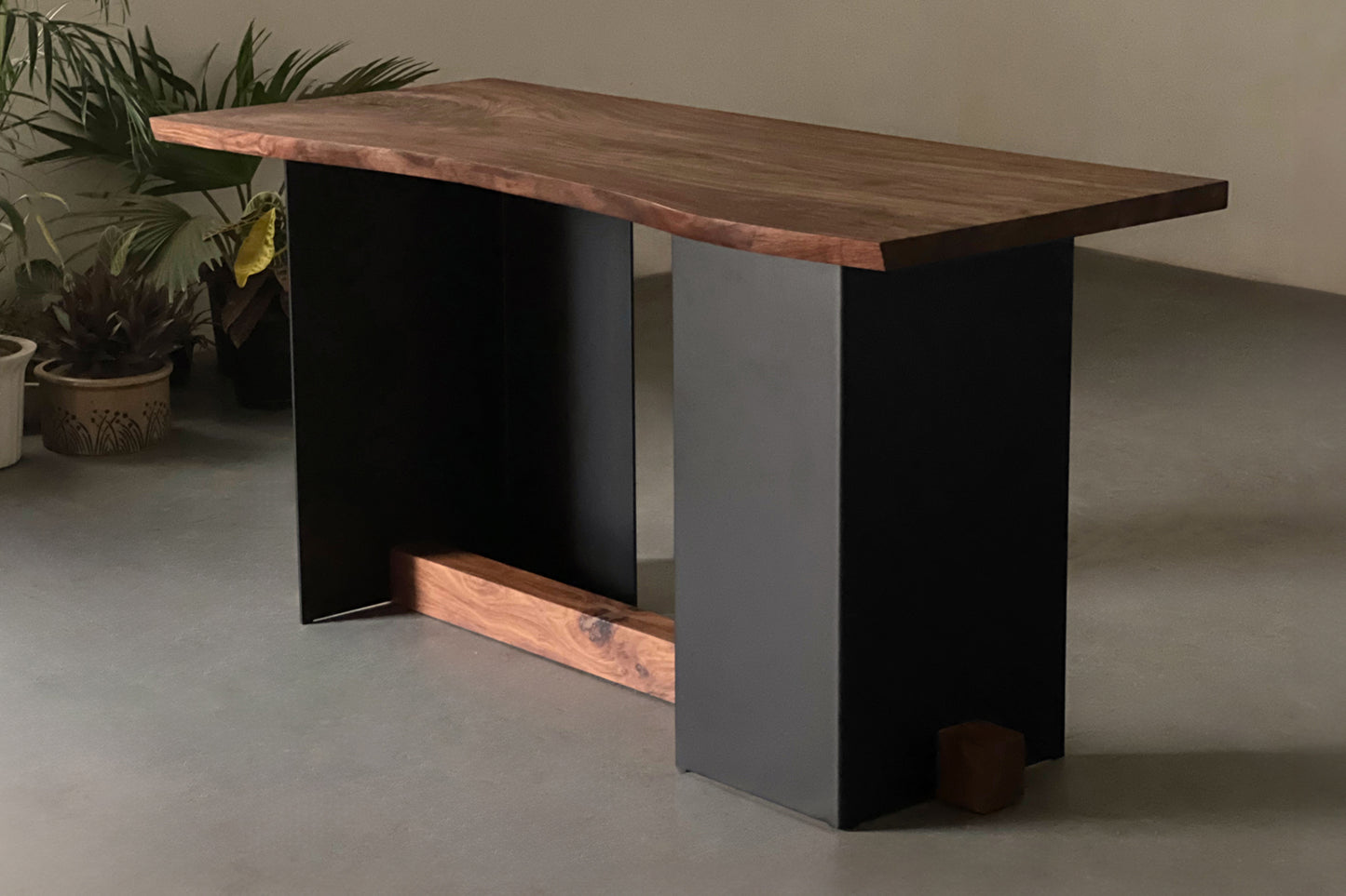 Plinth Dining Table - Rosewood