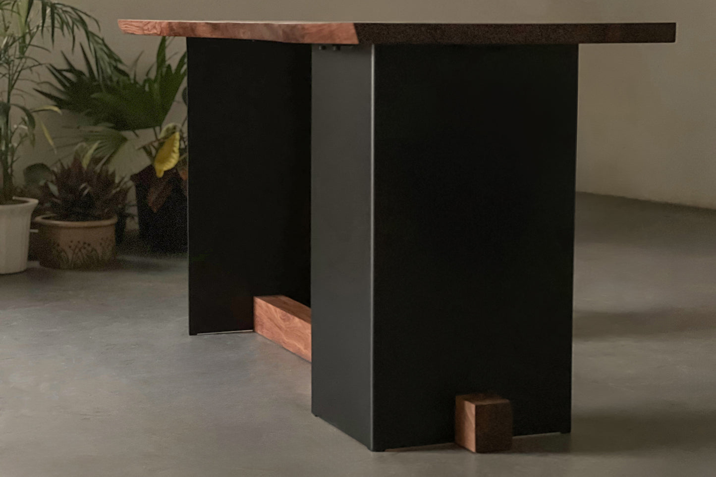 Plinth Dining Table - Rosewood