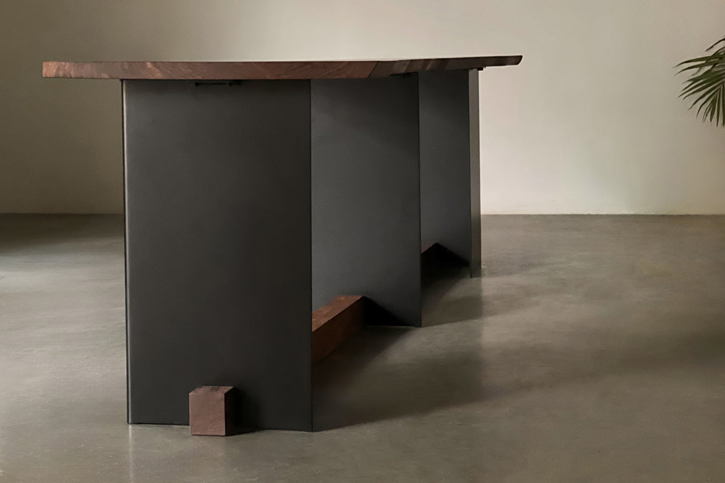 Plinth Dining Table - Rosewood