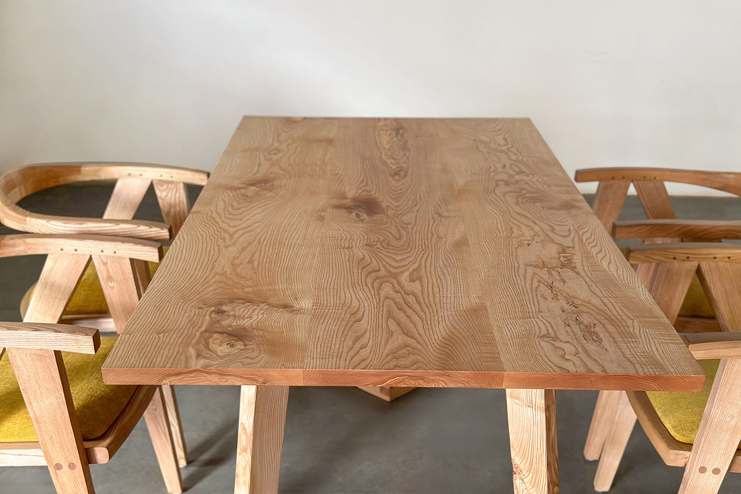 Concorde Dining Table - White Ash
