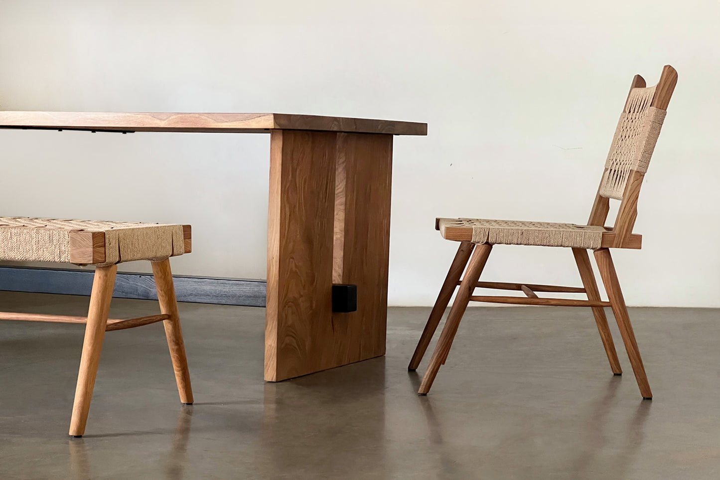 Monolith Dining Table - Rosewood