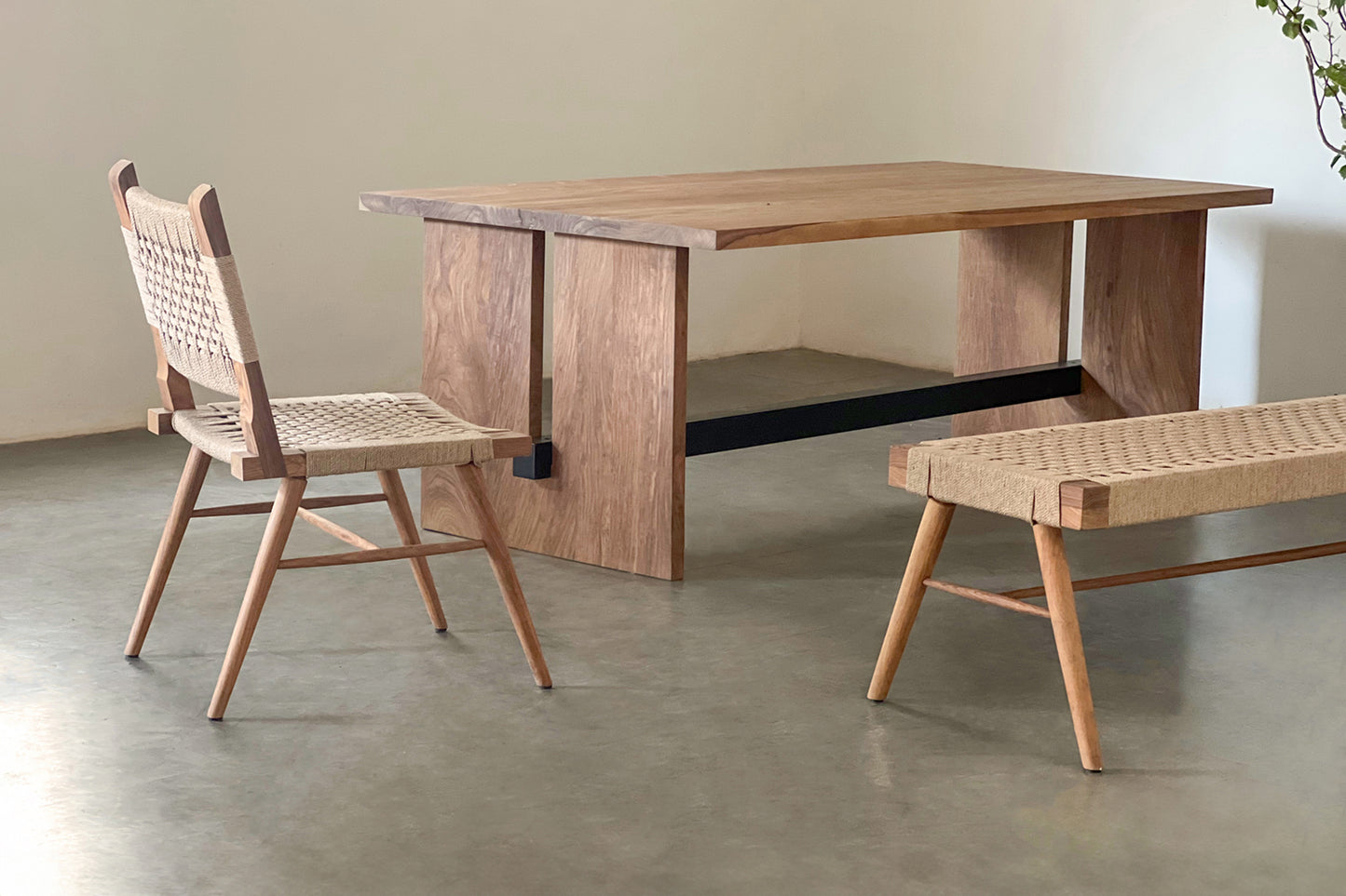 Monolith Dining Table - Rosewood