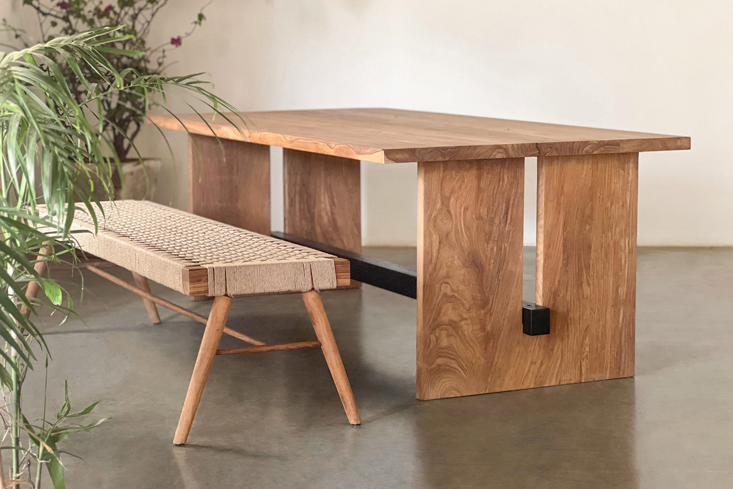 Monolith Dining Table - Rosewood