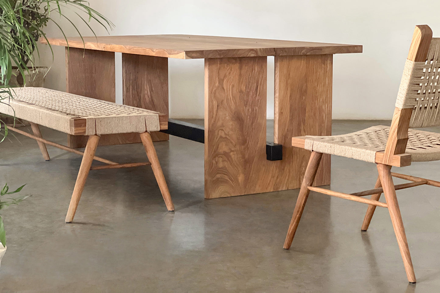 Monolith Dining Table - Rosewood