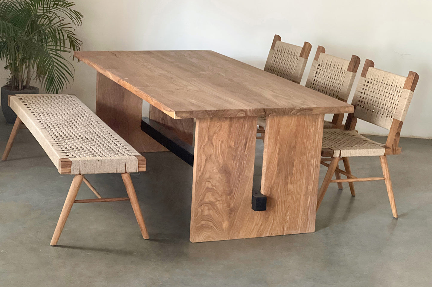 Monolith Dining Table - Rosewood