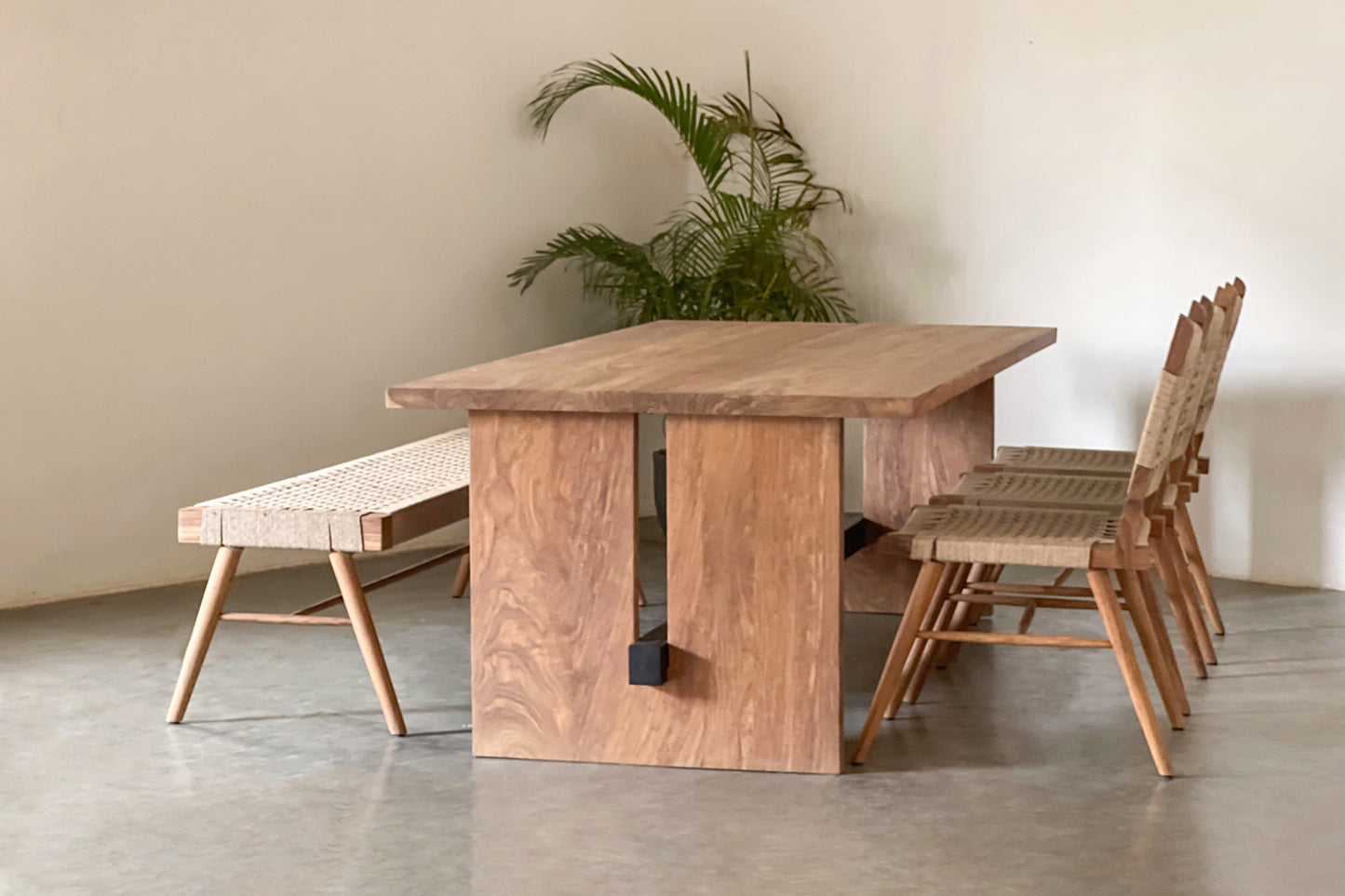 Monolith Dining Table - Rosewood