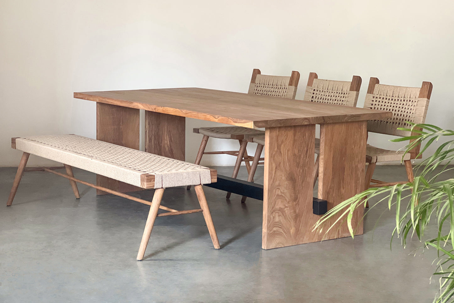 Monolith Dining Table - Rosewood
