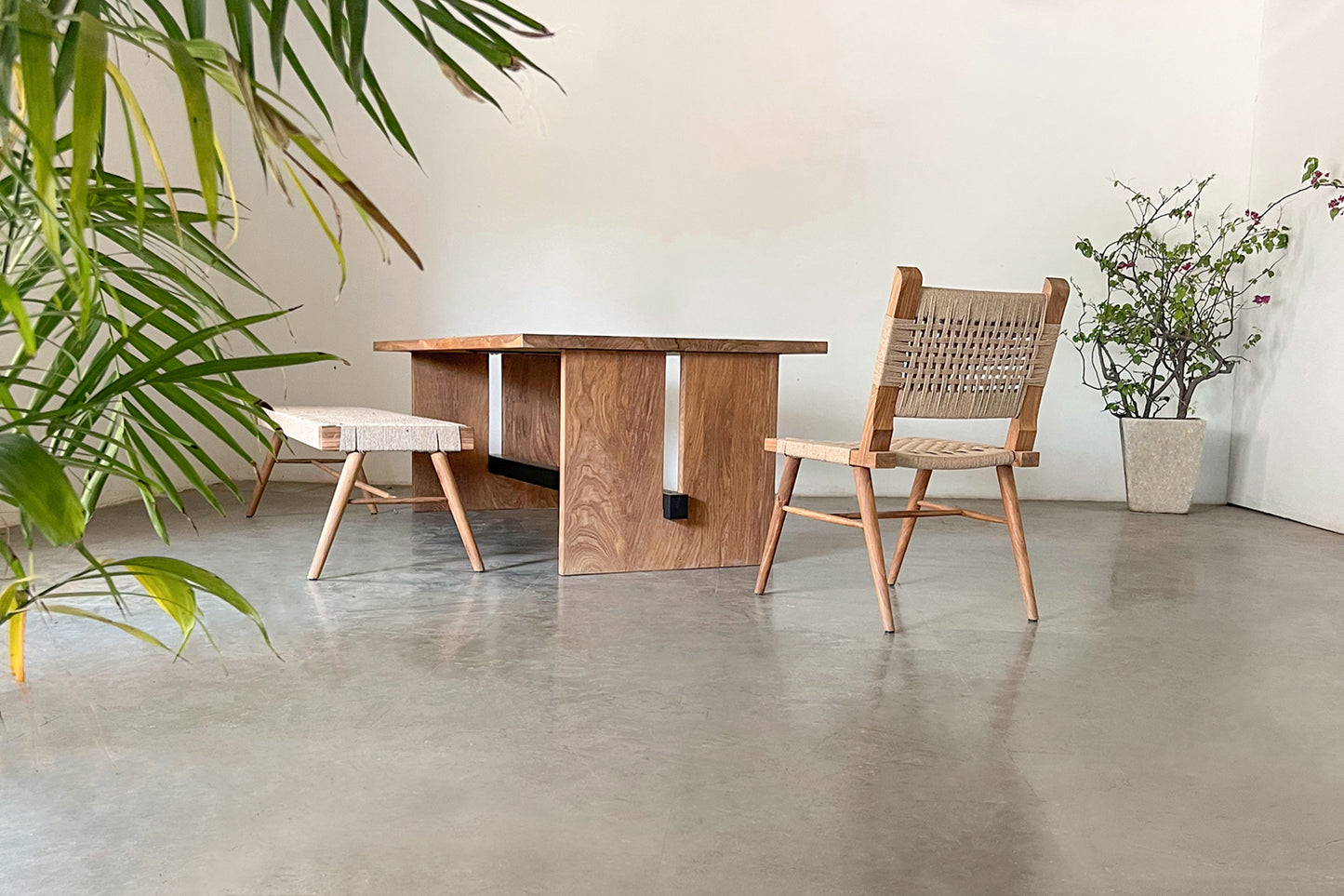 Monolith Dining Table - Rosewood