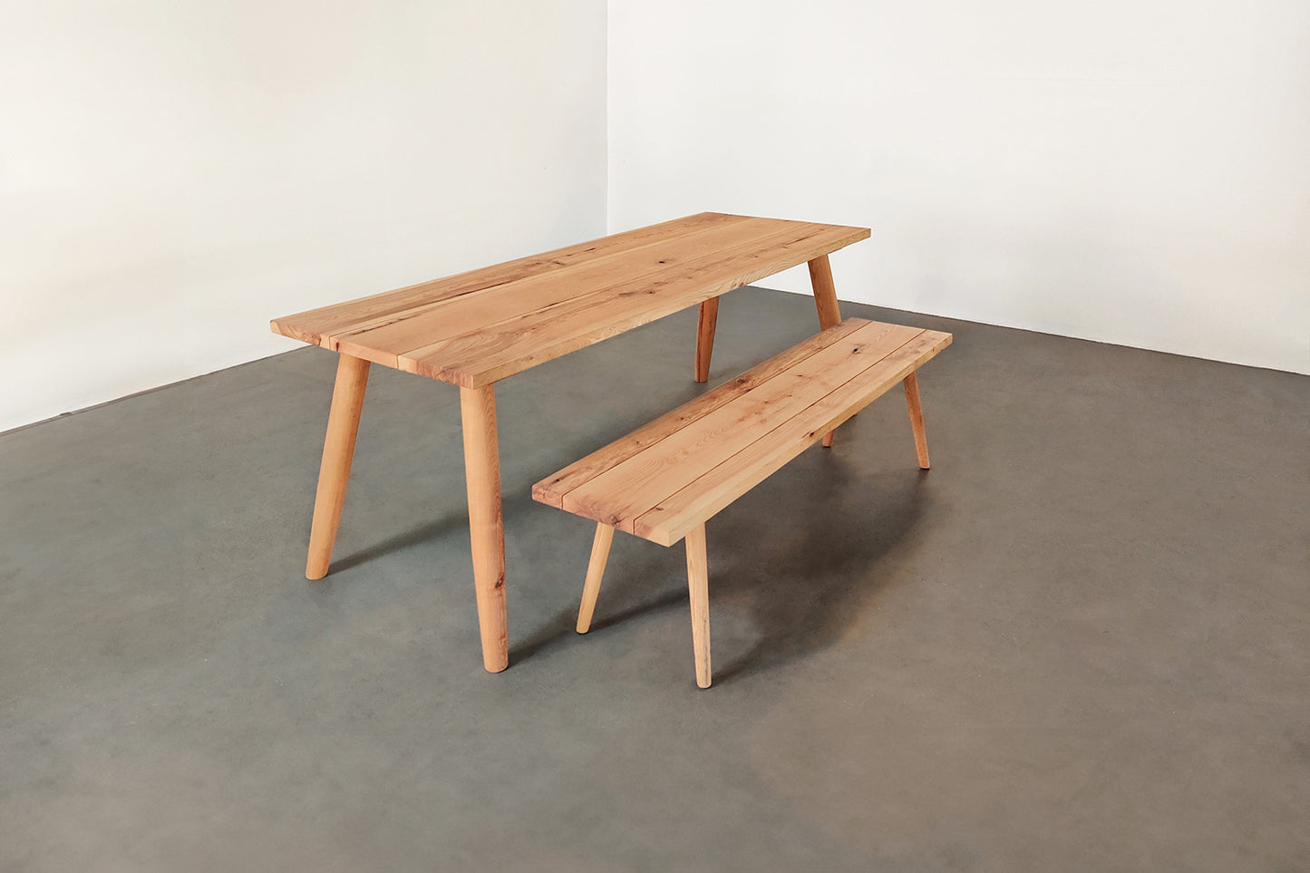 Mandrel Dining Table - White Ash