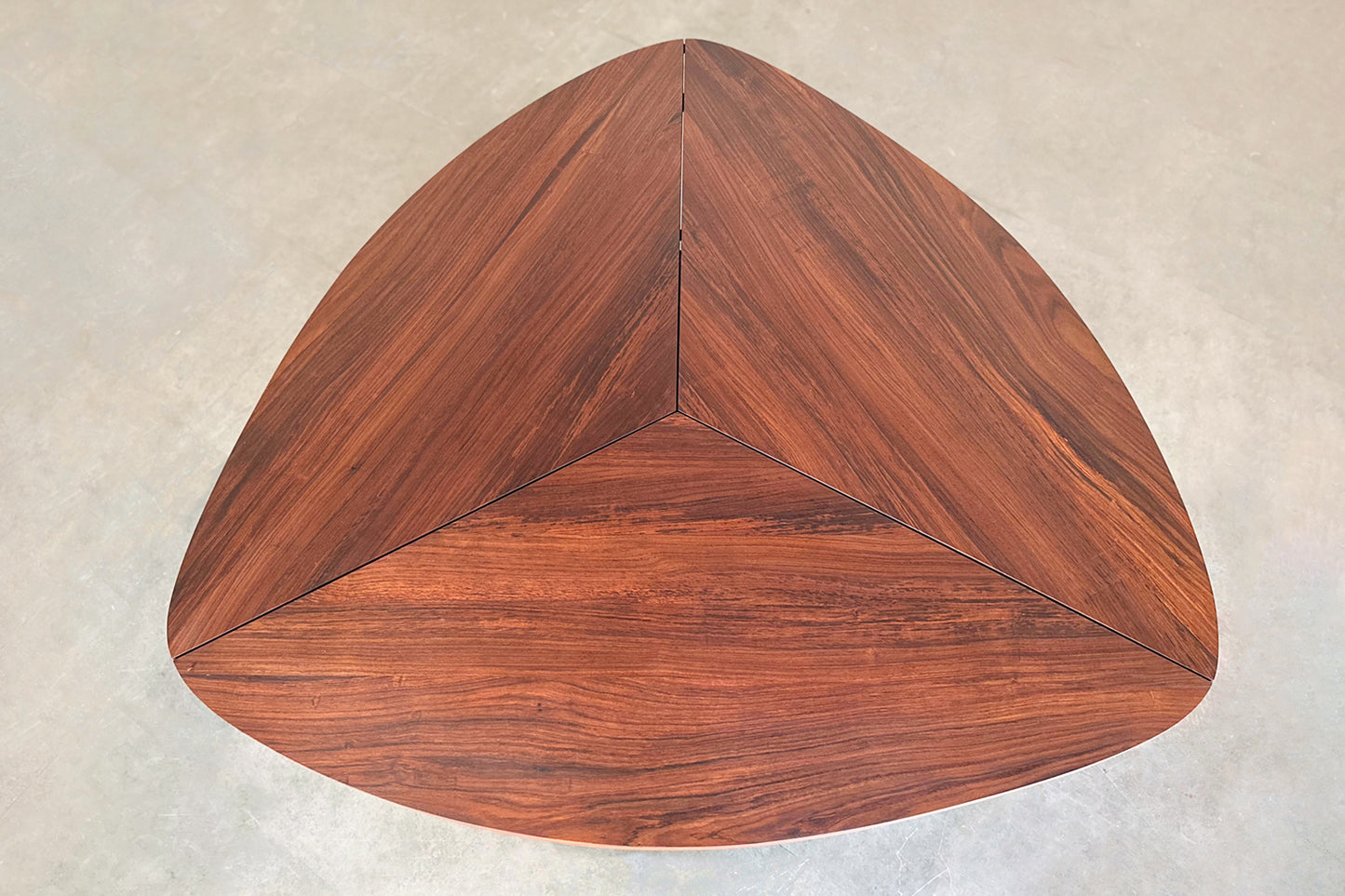 Trivit Triangle Dining Table - Rosewood