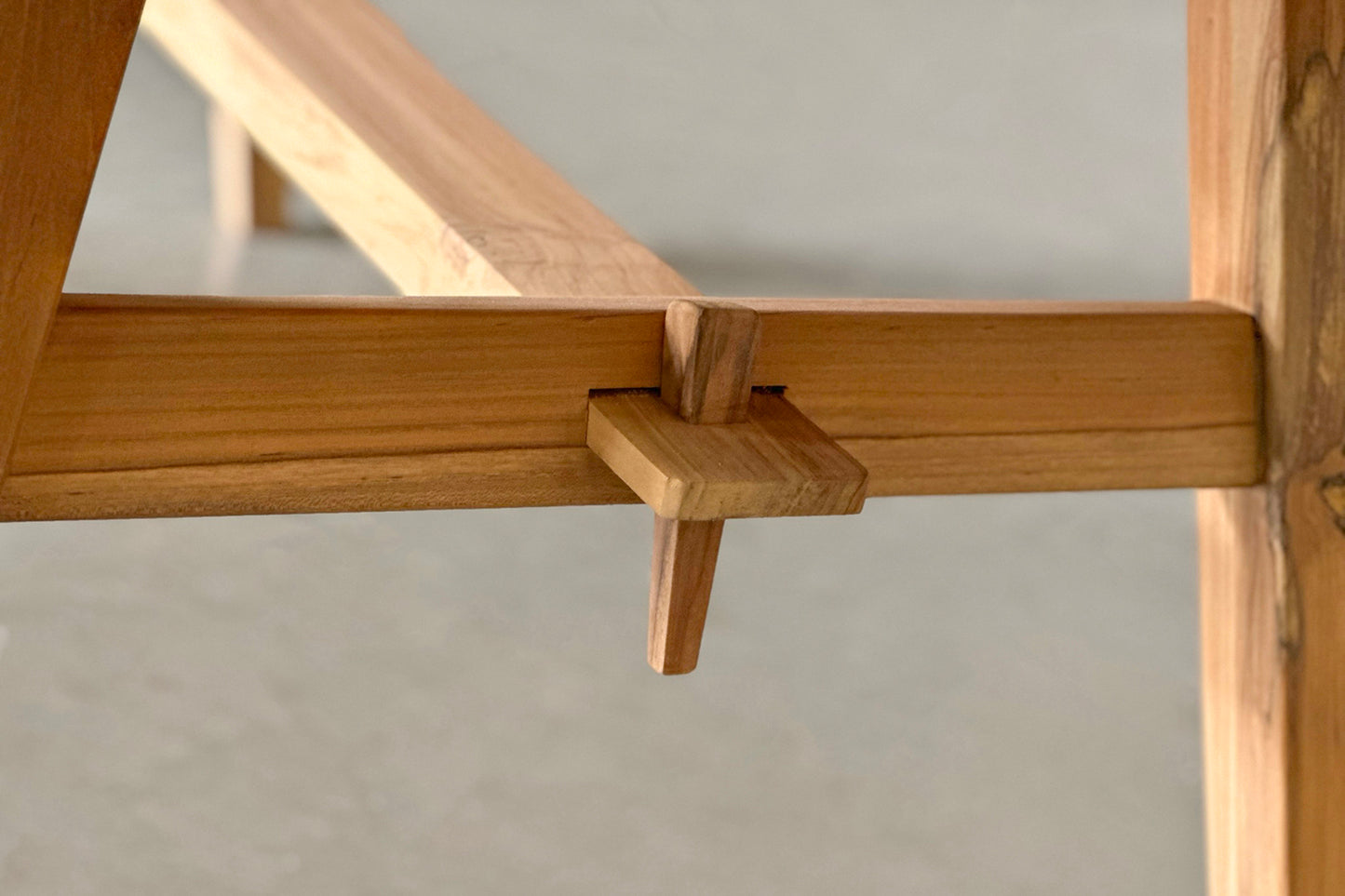Easel Dining Table - Uttarakhand Teak