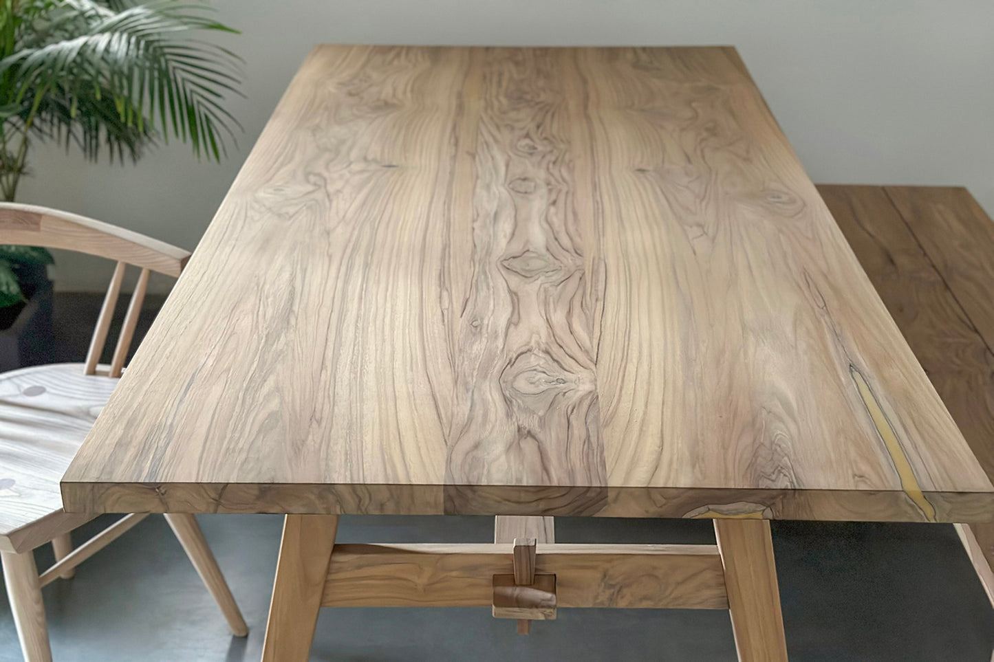 Easel Dining Table - Uttarakhand Teak