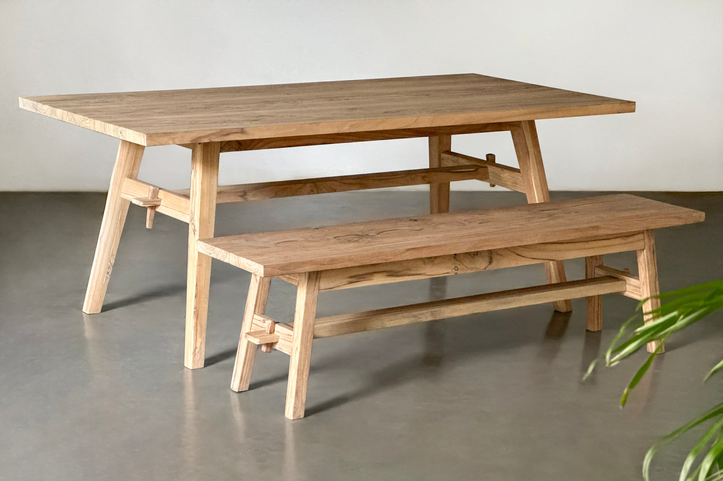 Easel Dining Table - Uttarakhand Teak