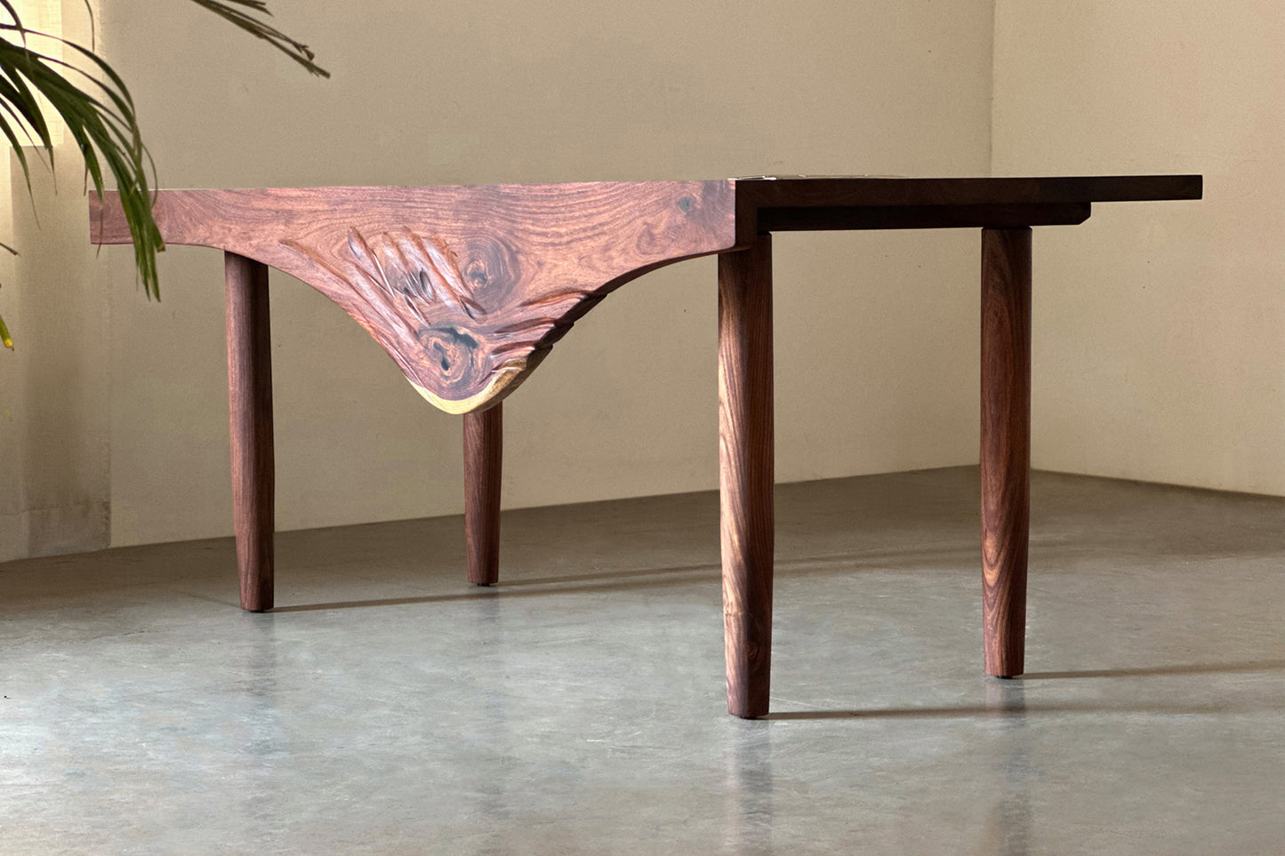 Swan Study Table - Rosewood