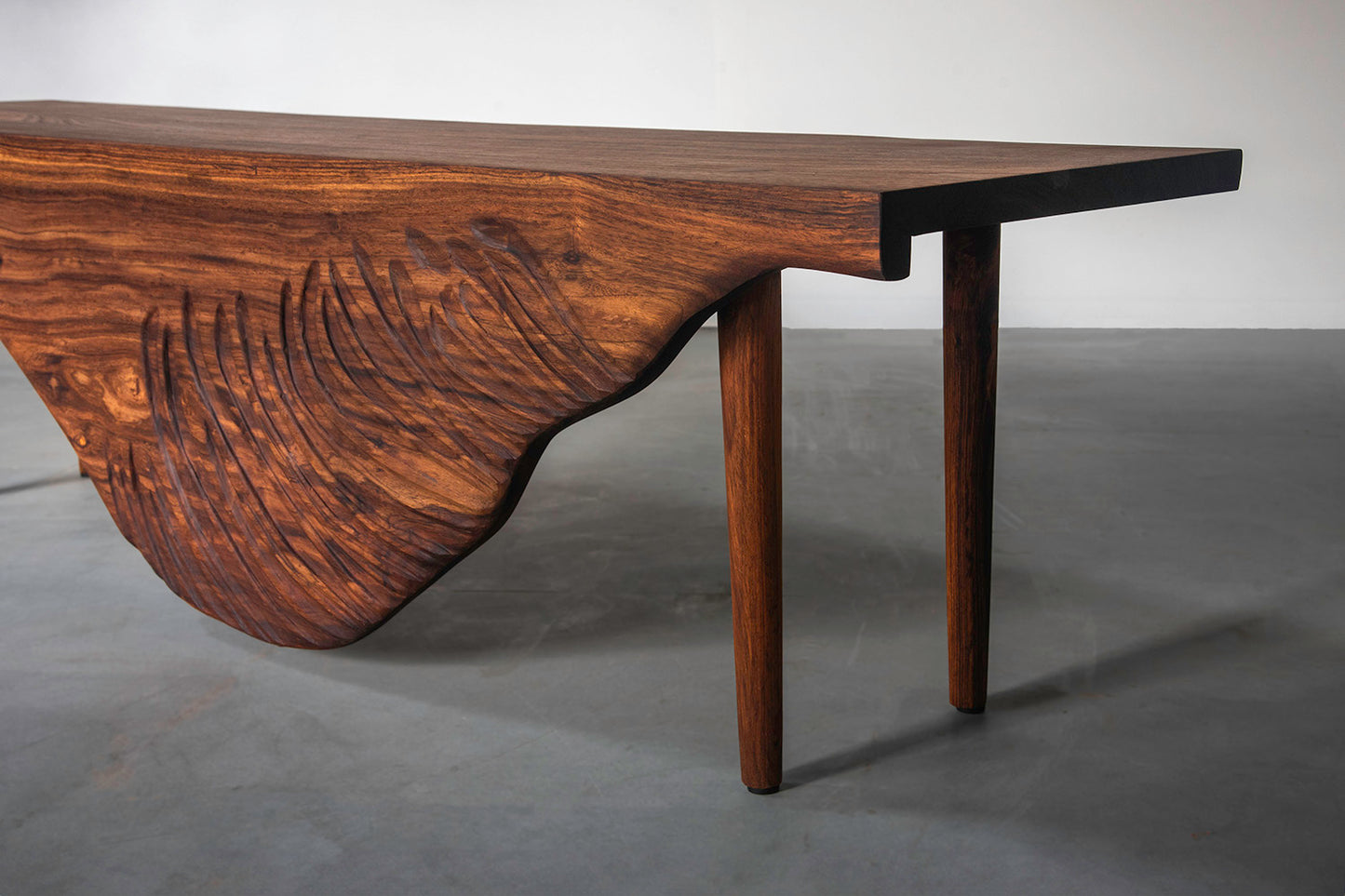 Swan Bench - Rosewood