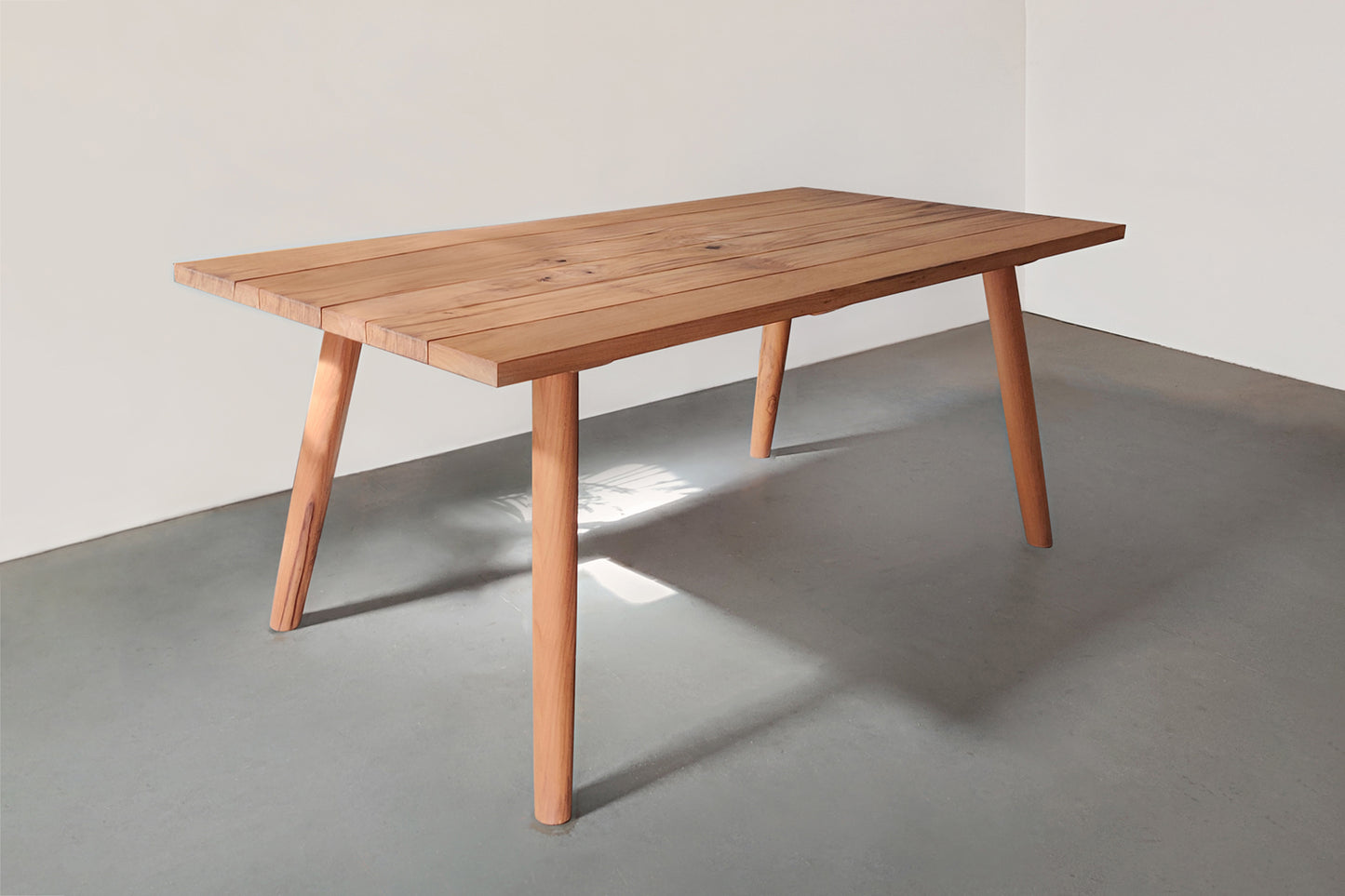 Mandrel Dining Table - Uttarakhand Teak