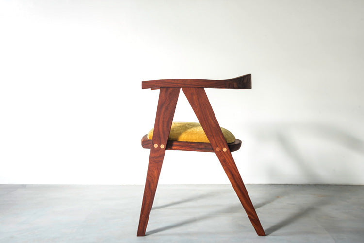 Accent Cushioned Chair - Rosewood