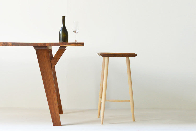 Trio Bar Stool - Rosewood