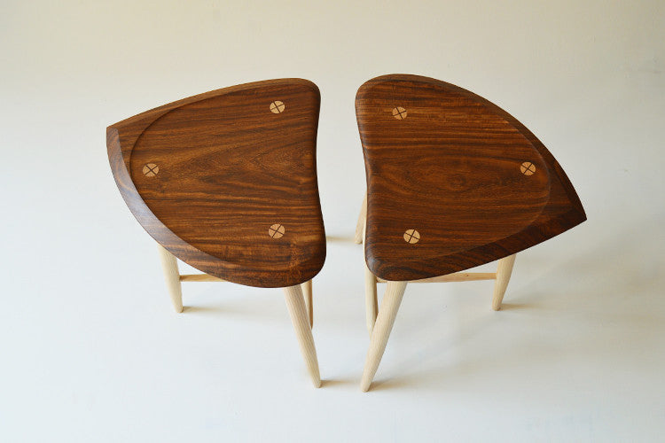 Trio Bar Stool - Rosewood