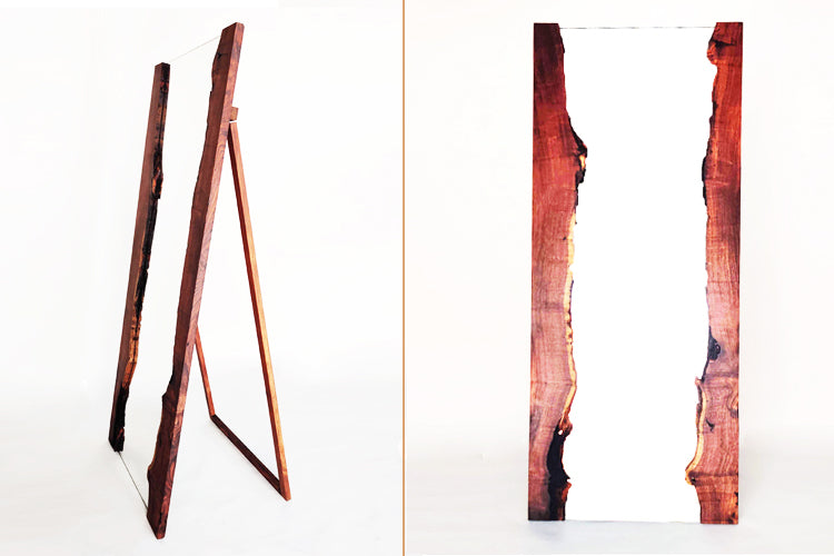 Kagami Cheval Mirror - Rosewood