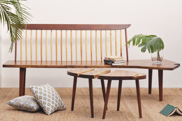 Natura Bench Grande - Rosewood