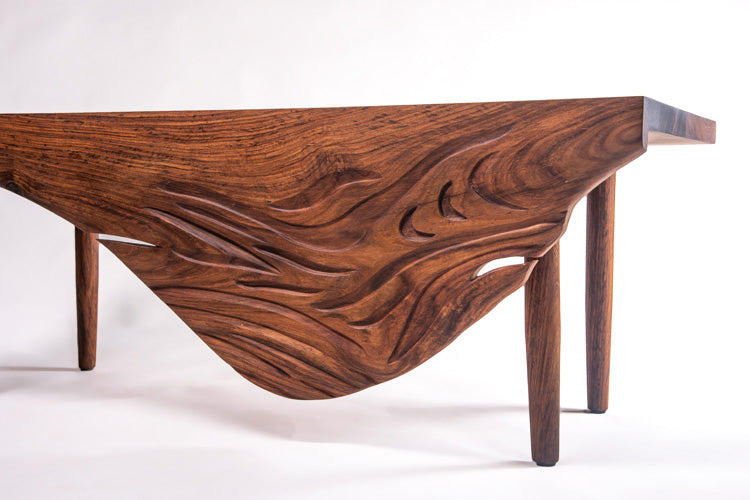 Swan Coffee Table - Rosewood