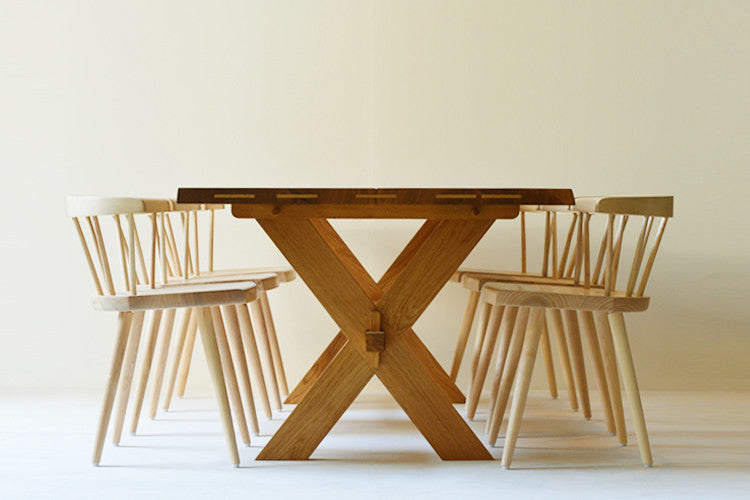 Crossroads Dining Table - White Oak