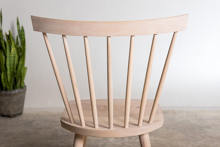 Windsor High Back Chair - White Ash