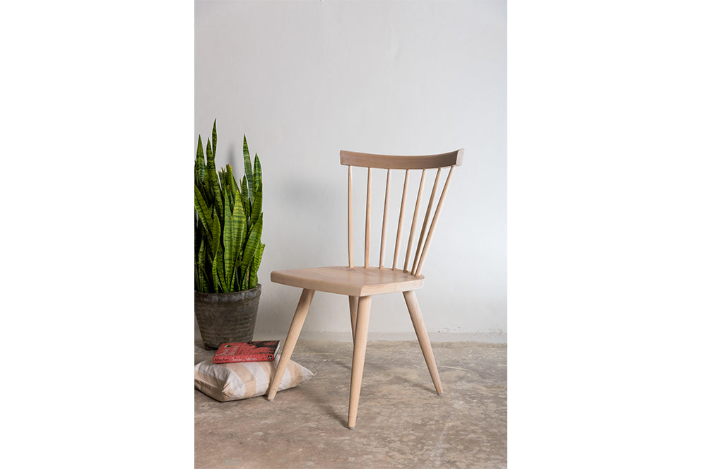 Windsor High Back Chair - White Ash