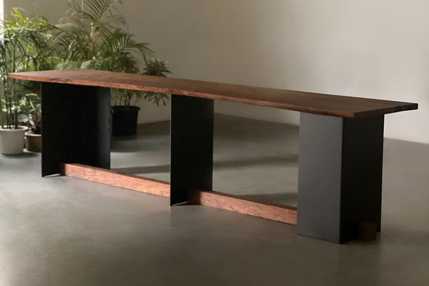 Plinth Dining Table - Rosewood