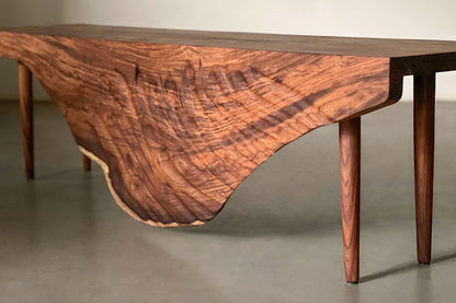 Swan Bench - Rosewood