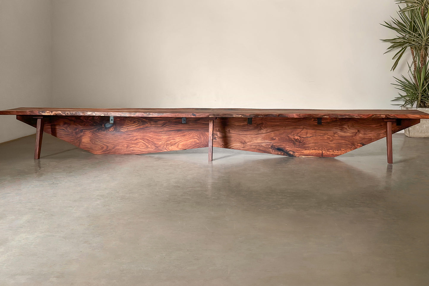 Trident Bench- Rosewood