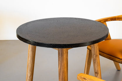 Mandrel Dining Table Concrete - White Oak