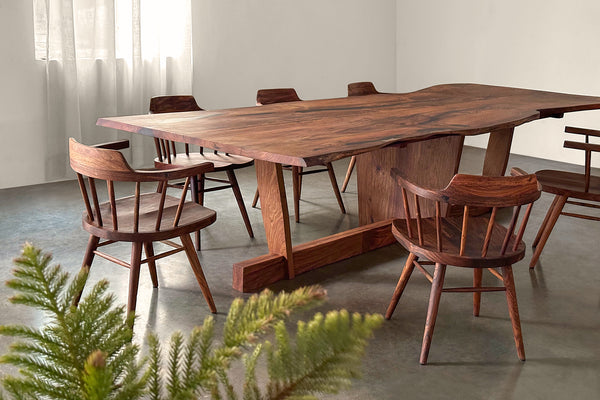 Daikei Duo Dining Table Live Edge