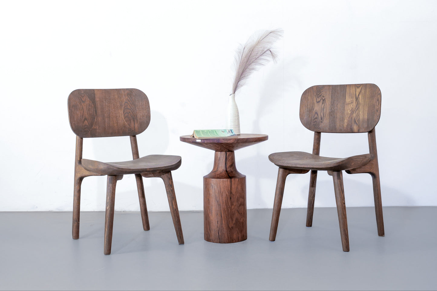 Cove Chair - Ice Brown Stained White Ash