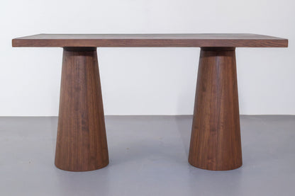 Mesa Venti Dining Table - Ice Brown Stained White Ash
