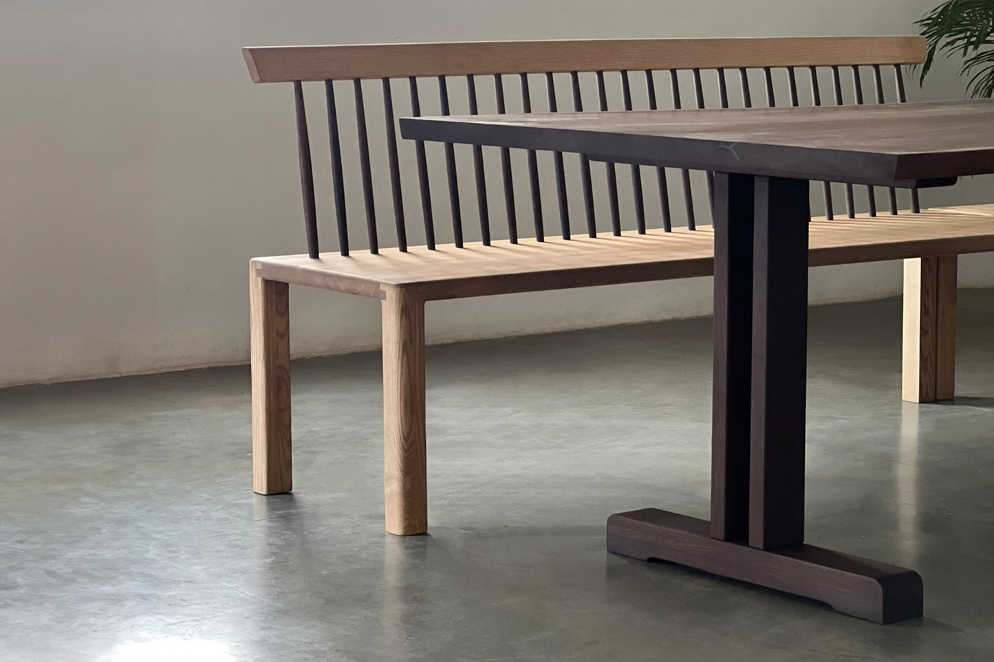 Dais Dining Table - Rosewood with Chocolate Oil