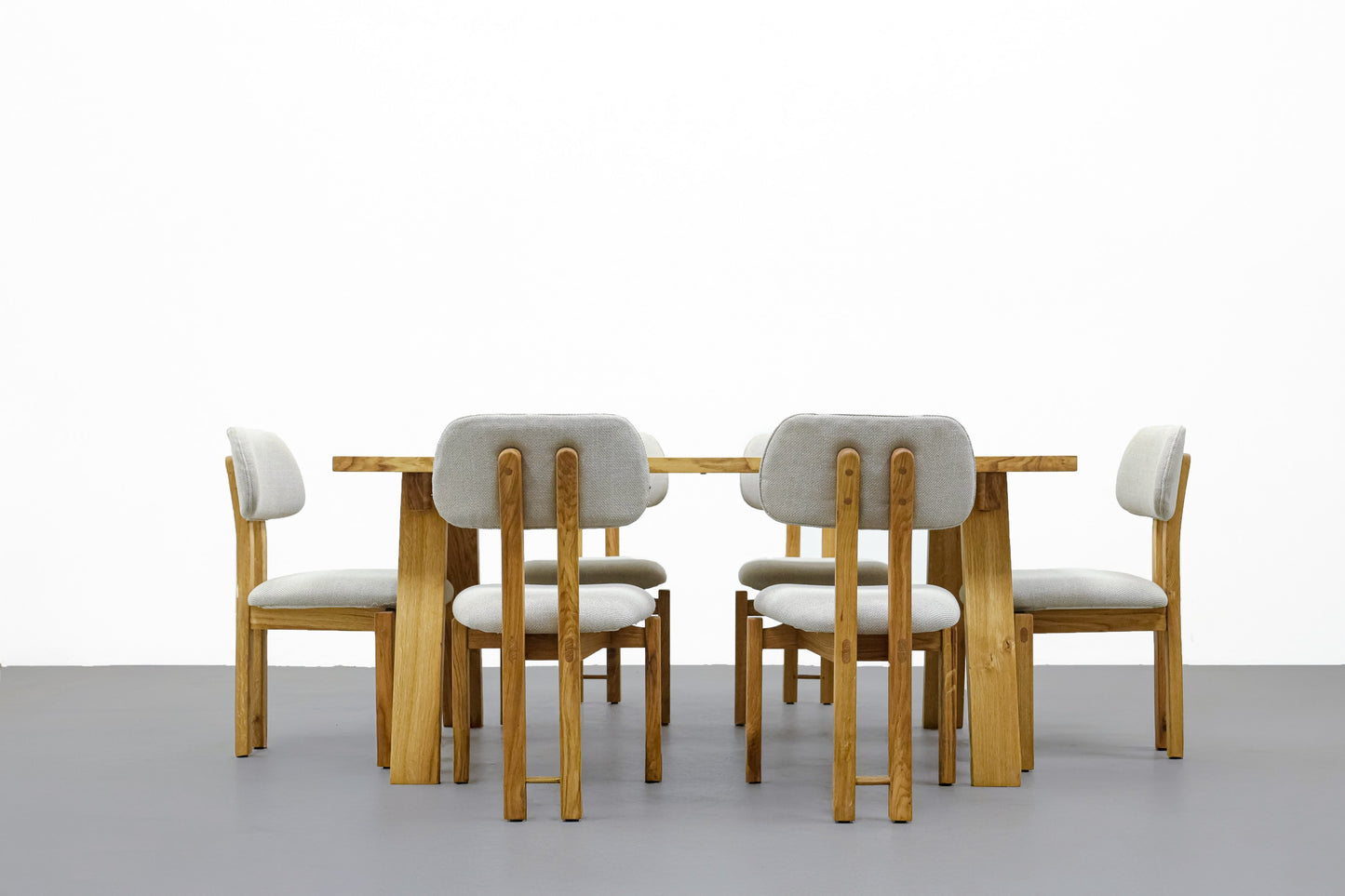 Vortex Grande Dining Table - White Oak