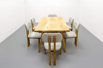 Vortex Grande Dining Table - White Oak