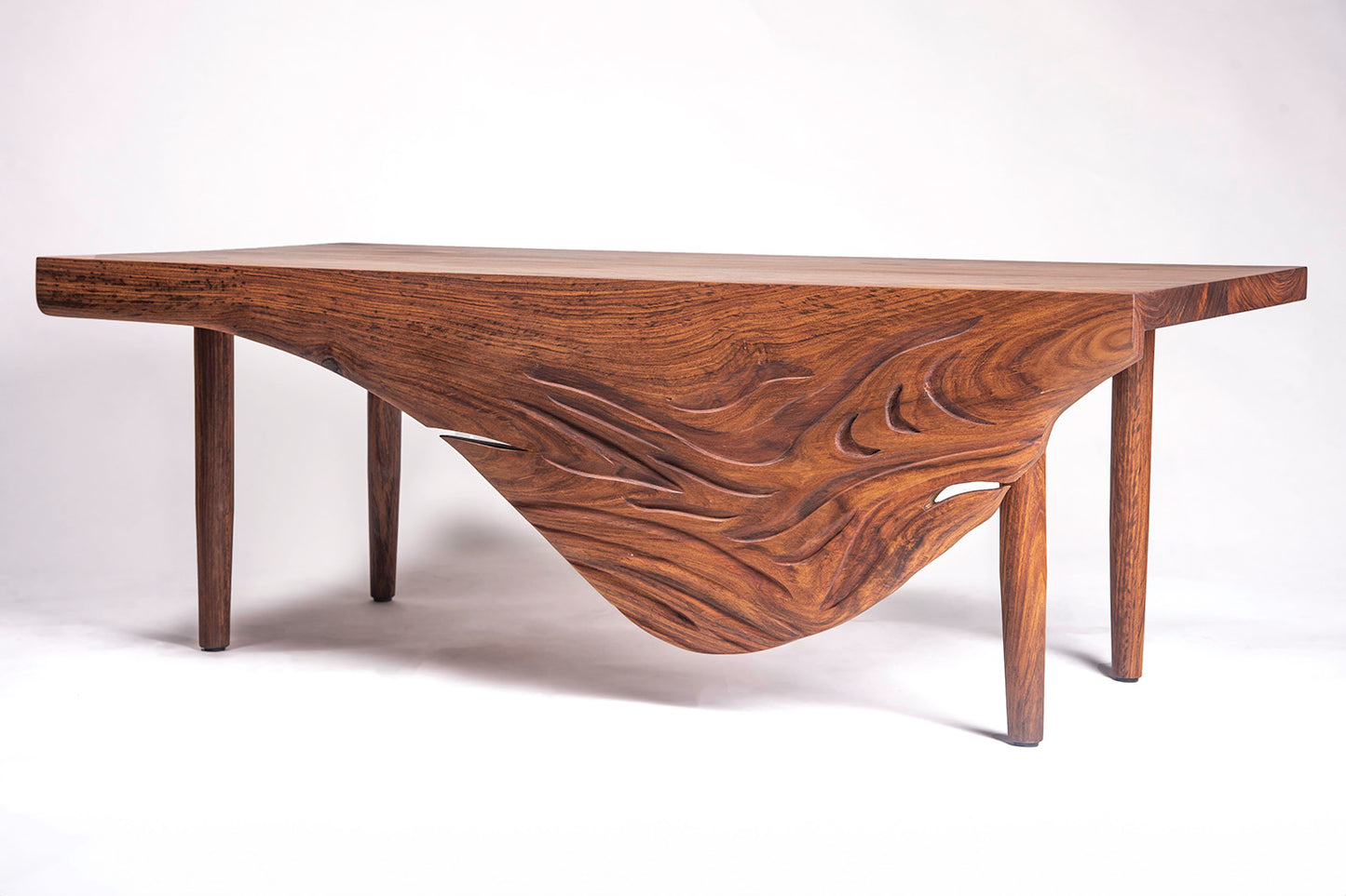 Swan Bench - Rosewood