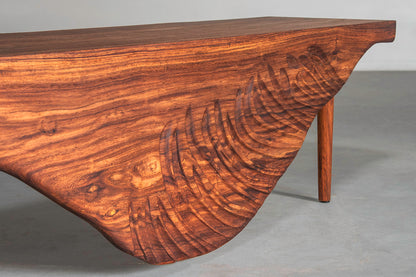 Swan Bench - Rosewood