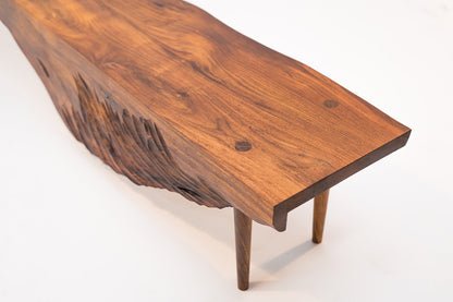 Swan Bench - Rosewood