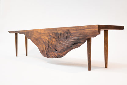 Swan Bench - Rosewood