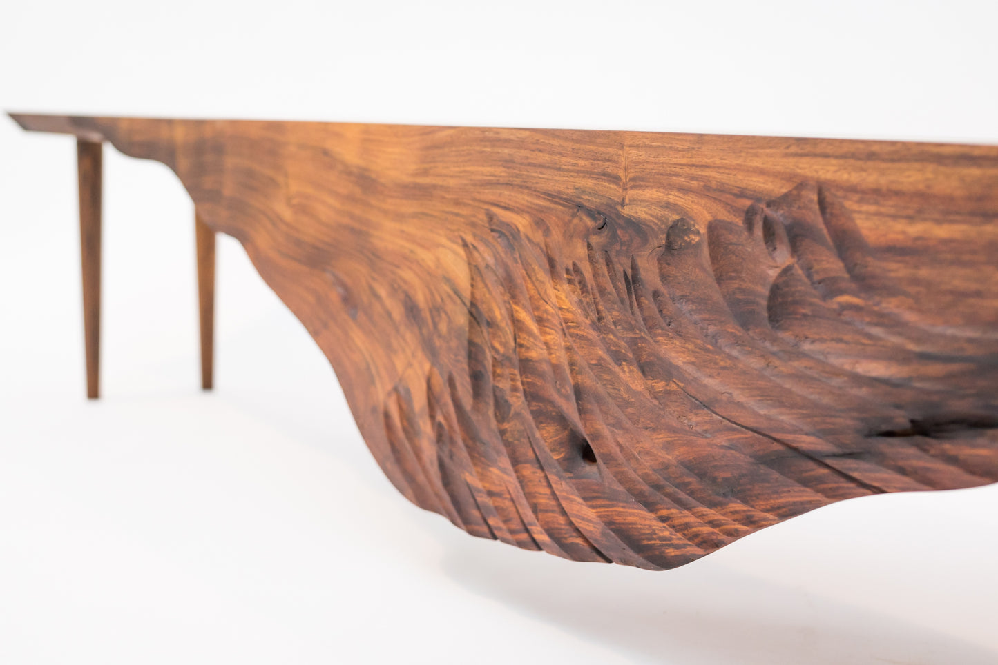 Swan Bench - Rosewood