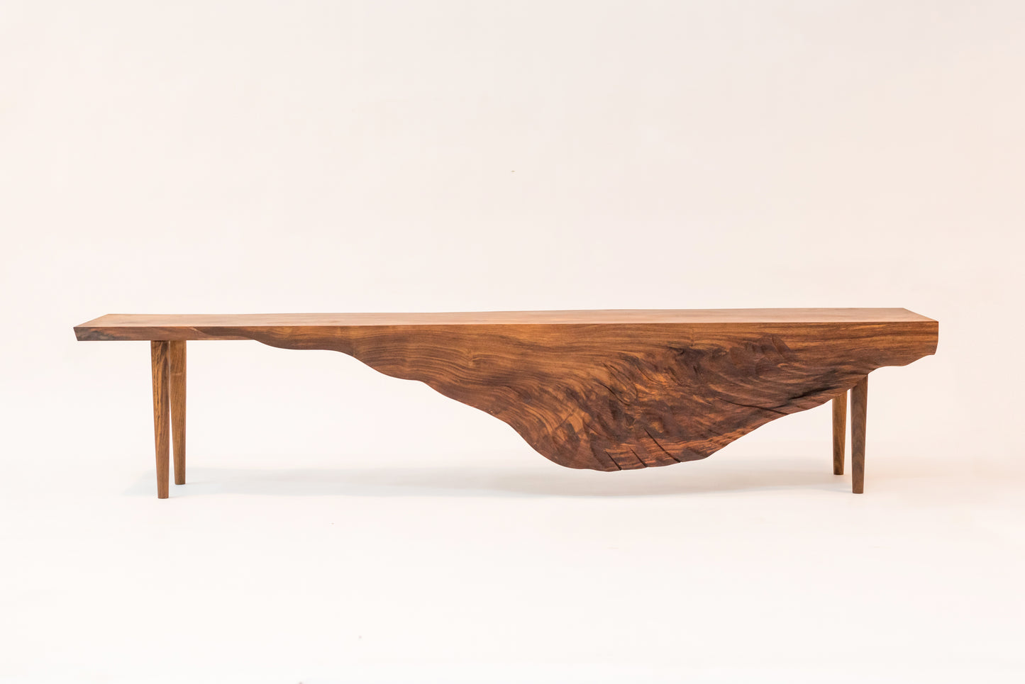 Swan Bench - Rosewood
